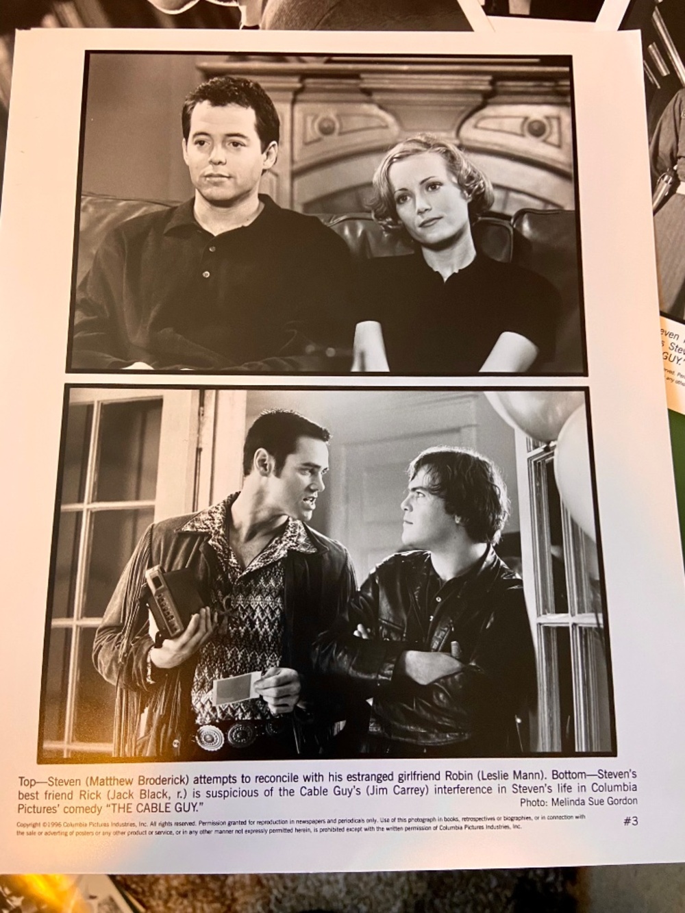 Cable GUY jim carrey mathew broderick stock photos promo x4 - Picture 4 of 9